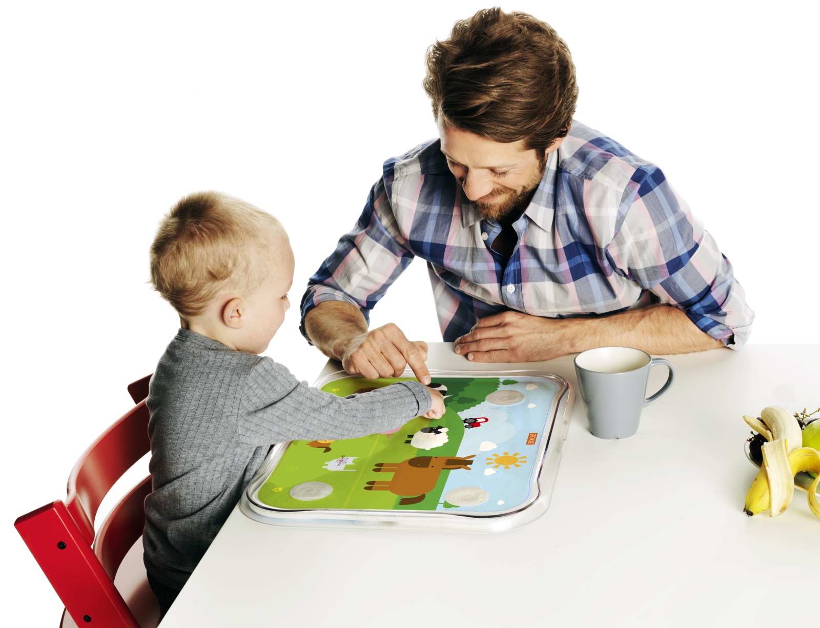 With farm animal template.